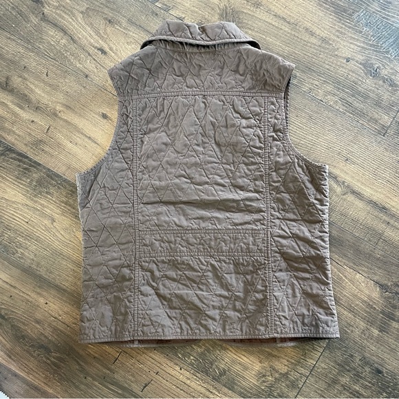 Lands End Women Quilted Vest - Picture 4 of 6